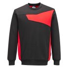 Portwest pulóver PW2 300 fekete-piros