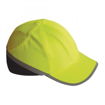 Portwest ütésbiztos baseball sapka PW79 fluo-sárga-tengerkék