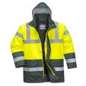   Portwest jól láthatósági kabát Kontraszt Traffic fluo-sárga-zöld