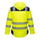 Portwest télikabát PW3 Hi-Vis fluo-sárga-tengerkék