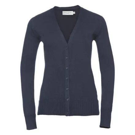Russell Ladies' Knitted V-Neck Cardigan