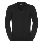 Russell Men's Knitted V-Neck Cardigan