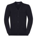 Russell Men's Knitted V-Neck Cardigan