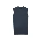 Russell kötött mellény V-Neck tengerkék