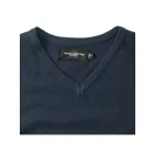 Russell kötött mellény V-Neck tengerkék