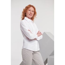 Russell hosszú ujjú női ing Oxford 130 fehér