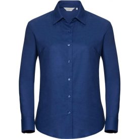 Russell hosszú ujjú női ing Oxford 135 királykék