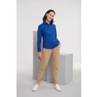 Russell hosszú ujjú női ing Oxford 135 királykék