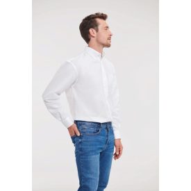 Russell hosszú ujjú ing Oxford 130 fehér