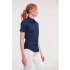 Russell rövid ujjú női ing Oxford 135 tengerkék