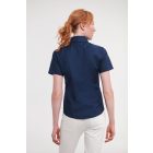 Russell rövid ujjú női ing Oxford 135 tengerkék