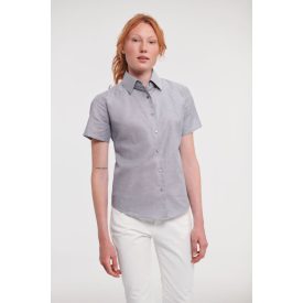 Russell rövid ujjú női ing Oxford 135 szürke