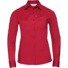 Russell hosszú ujjú női ing Poplin Blouse LS 110 piros