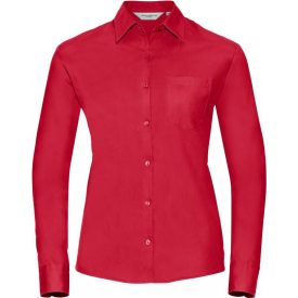 Russell Cotton Poplin Blouse LS