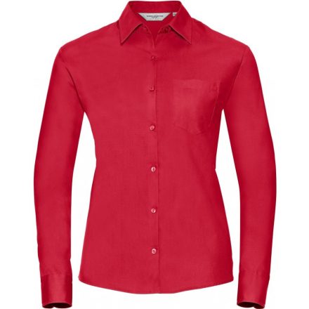 Russell Cotton Poplin Blouse LS