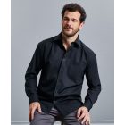 Russell hosszú ujjú ing Cotton Poplin 125 fekete