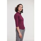 Russell 3/4 ujjú női ing Tailored Blouse 140 bordó