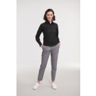 Russell hosszú ujjú női ing Ultimate Non-iron Shirt LS 120 fekete