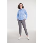 Russell hosszú ujjú női ing Ultimate Non-iron Shirt LS 120 égszínkék