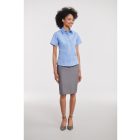 Russell rövid ujjú női ing Ultimate Non-iron 120 égszínkék