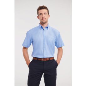 Russell rövid ujjú ing Ultimate Non-iron 120 égszínkék