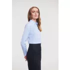 Russell hosszú ujjú női ing Herringbone Shirt LS 130 világoskék