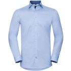 Russell Herringbone Contrast Shirt LSL