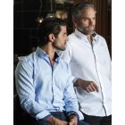 Russell Herringbone Contrast Shirt LSL