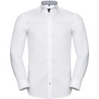 Russell Herringbone Contrast Shirt LSL