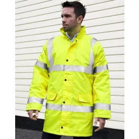 Result Core High Viz Motorway Coat