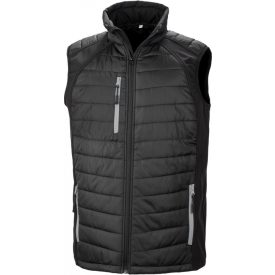 Result Black Compass Padded Softshell Gilet