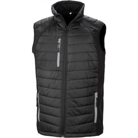 Result Black Compass Padded Softshell Gilet