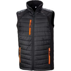 Result Black Compass Padded Softshell Gilet