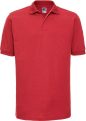   Russell galléros póló Hard Wearing Polo Shirt 215 élénk piros