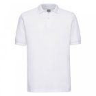 Russell galléros póló Hard Wearing Polo Shirt 210 fehér