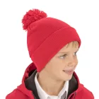 Result gyerek sapka Pom Pom piros