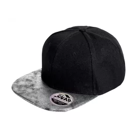 Result Bronx Glitter Flat Peak Snapback Cap