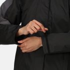 Regatta 3 az 1-ben női kabát Defender III 200 fekete-szürke