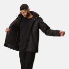 Regatta 3 az 1-ben kabát  Defender III 200 fekete-acélszürke