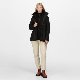   Regatta 3 az 1-ben női kabát Classic Waterproof 200 fekete-fekete