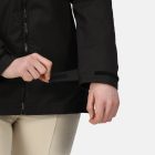 Regatta 3 az 1-ben női kabát Classic Waterproof 200 fekete-fekete