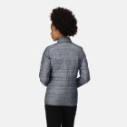 Regatta női dzseki Firedown Baffled melírozott szürke-fekete