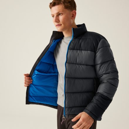 Regatta dzseki Vintage Puffer acélszürke-fekete