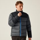 Regatta dzseki Vintage Puffer acélszürke-fekete