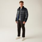 Regatta dzseki Vintage Puffer acélszürke-fekete