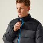 Regatta dzseki Vintage Puffer acélszürke-fekete