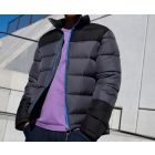 Regatta dzseki Vintage Puffer acélszürke-fekete