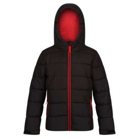 Regatta gyerek dzseki Scholar Thermal fekete-piros