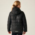 Regatta gyerek dzseki Scholar Thermal fekete-piros