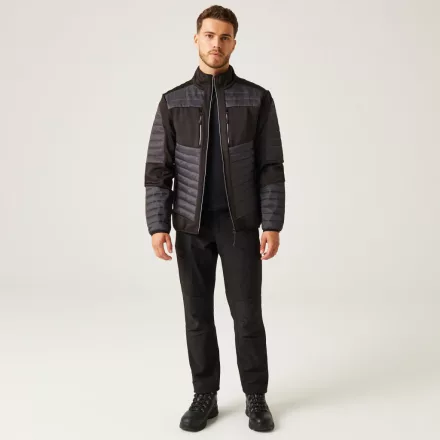 Regatta dzseki E-Volve Thermal Hybrid hamuszürke-fekete